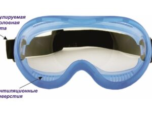 Окуляри захисні закриті з непрямою вентиляціею ЗН55 SPARK StrongGlass (2С-1,2 PC) Окуляри захисні закриті з непрямою вентиляціею ЗН55 SPARK StrongGlass (2С-1,2 PC)